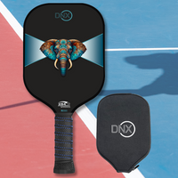 DNX Elephant T700 Carbon Fiber Pickleball Paddle with Edge Guard and Paddle Cover - USAPA Approved