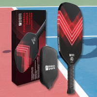 KASACA Edgeless Pickleball Paddle - AERO SPIKE - Carbon Fiber Face